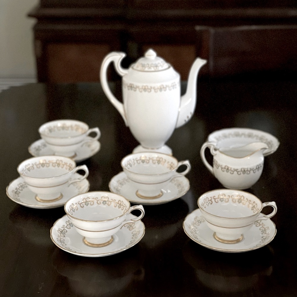 Tiffany & Co Antique Coffee/Tea China - 1900s Gilded Age VGUC - extremely rare!